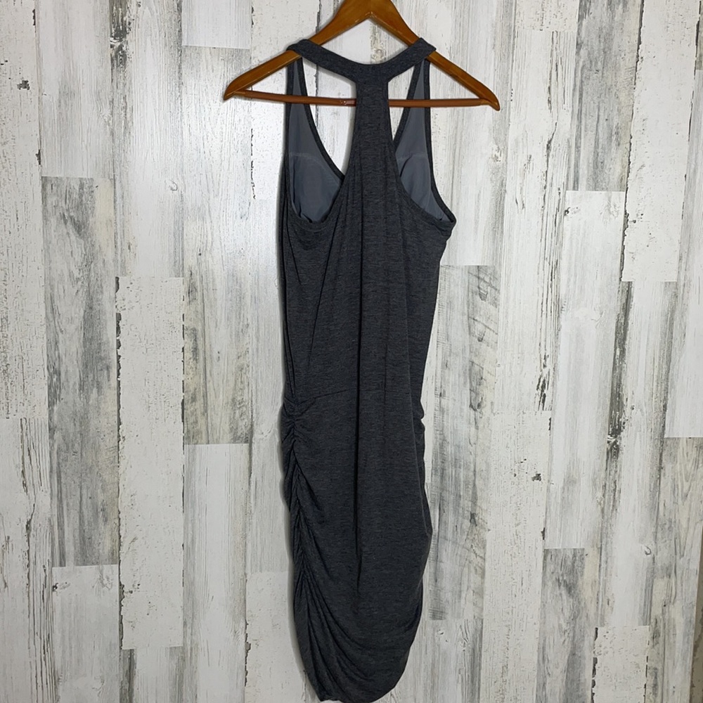 Athleta (grey) racerback tee dress EUC - Picture 7 of 10